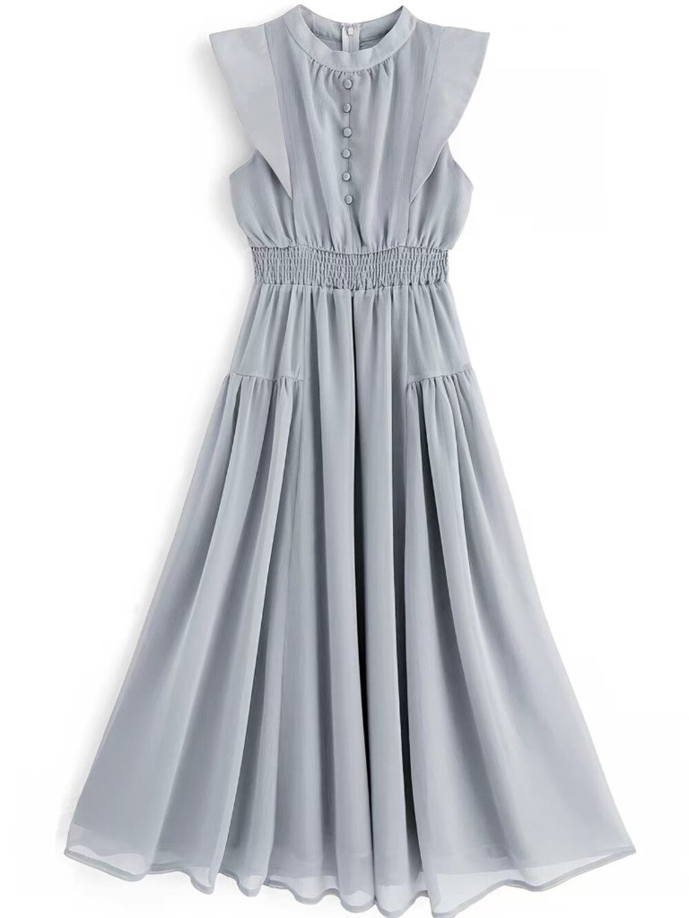 GRL Japanese Brand Blue Maxi Dress